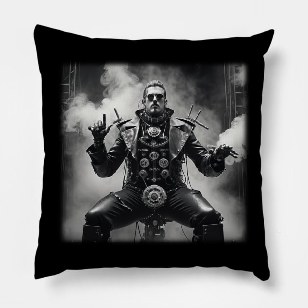 The true metalhead Pillow by Red Cactus Clothing