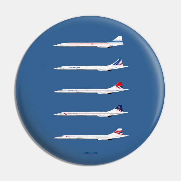 Concorde 1969 To 2003 Pin by SteveHClark