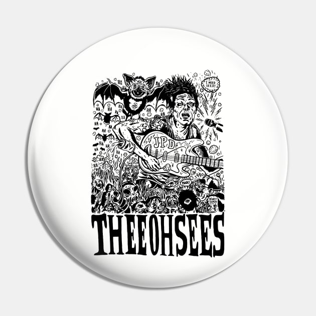 Thee oh sees Help Pin by malditxsea