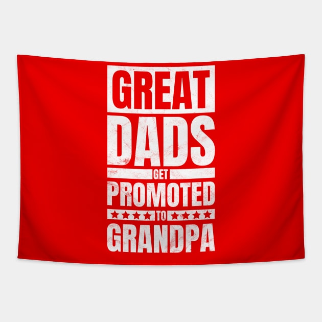 Dad Promoted To Grandpa Tapestry by avshirtnation