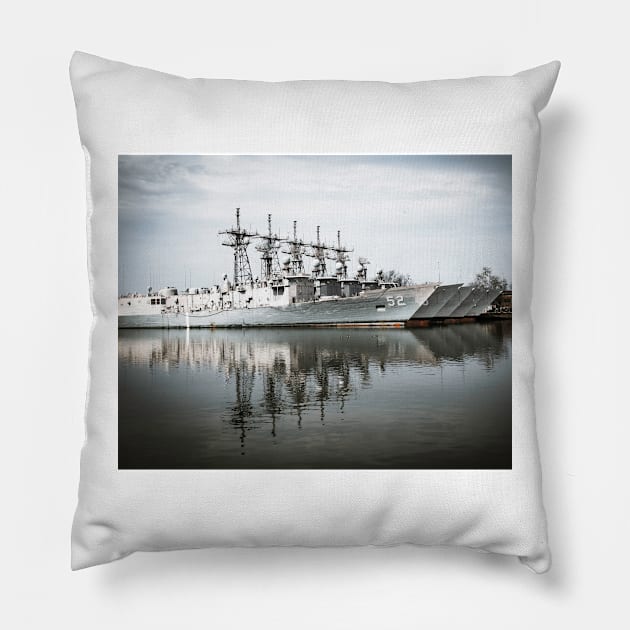 The Navy at rest. Pillow by fparisi753