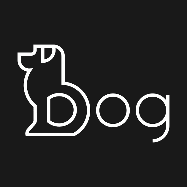 Dog Wordmark by vectorclothes