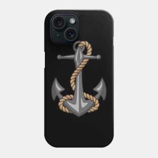 Classic Boat Anchor and Rope Phone Case