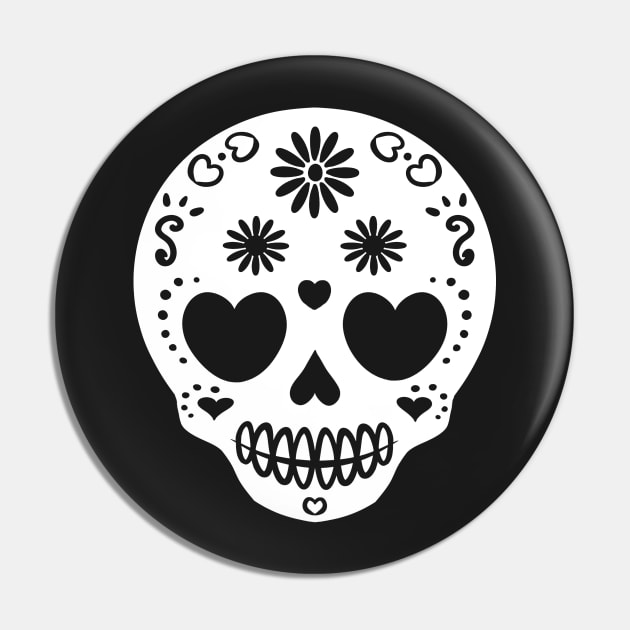 Another Sugar Skull Pin by Ellador