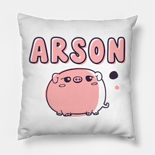 arson piggy Pillow