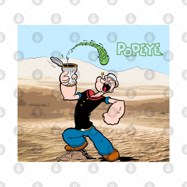 Popeye on Desert by PjesusArt