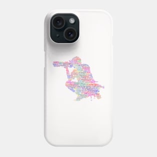 Photographer Photography Silhouette Shape Text Word Cloud Phone Case