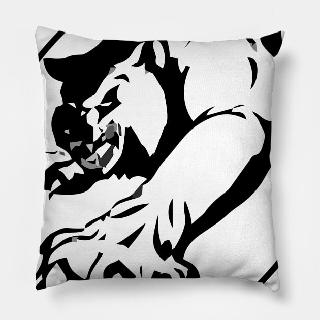 Wild Beast Pillow by damieloww