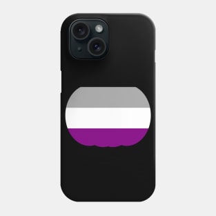 Halloween Pumpkin LGBT Flag Asexual Ace Phone Case