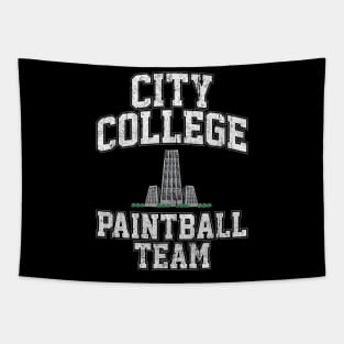 City College Paintball Team Tapestry