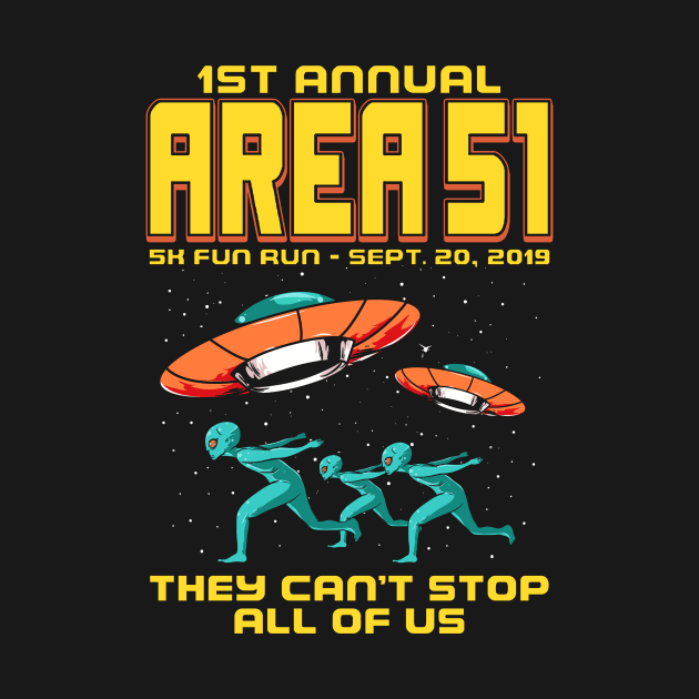 1st Annual Area 51 5k Fun Run! Sept 20,2019 by Jamrock Designs