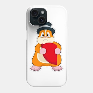 Hamster Groom Heart Wedding Phone Case