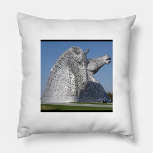 The Kelpies, Helix Park, Falkirk, Scotland Pillow