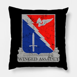 229th Aviation Regiment - Vintage Faded Style Pillow