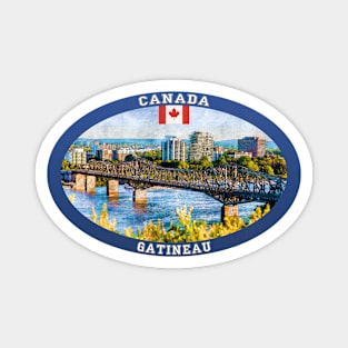 Gatineau Canada Travel Magnet