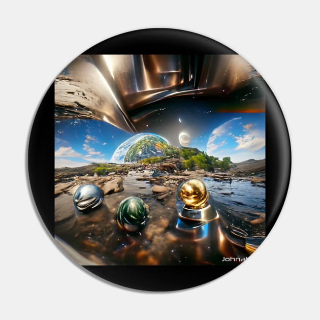 CHROMED EARTH ORIGINAL DIGITAL AI GENERATED ART Pin by JOHNATHON