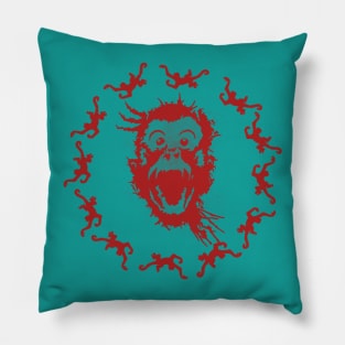 ARMY OF THE CURIOUS 12 (Red) Pillow