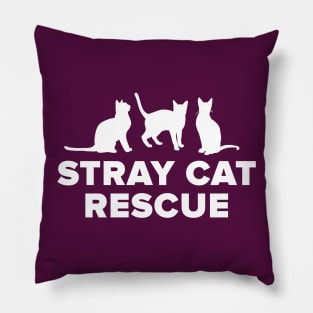 Stray Cat Rescue Pillow