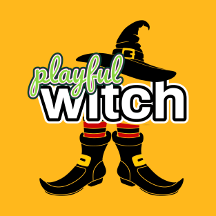 Playful Witch Cute Halloween Group Costume T-Shirt