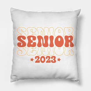 Groovy Senior 2023 Pillow