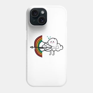 cute rainbow cloud Phone Case