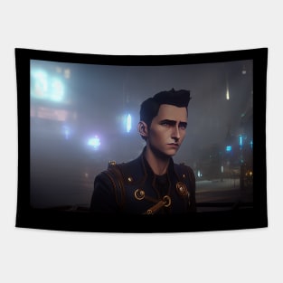 Male Game Character Tapestry