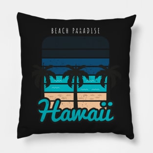 Summer vibes hawaii | Beach paradise Pillow