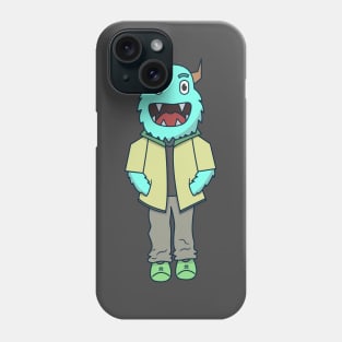 Blue Monster Phone Case