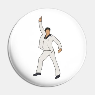 Saturday Night Fever Disco John Travolta Emoji Pin