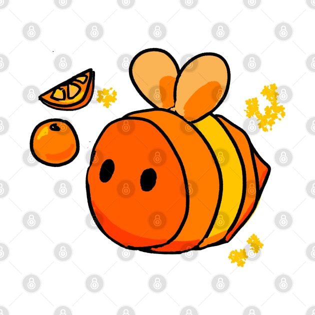 Tangerine Bee by allthebeanz