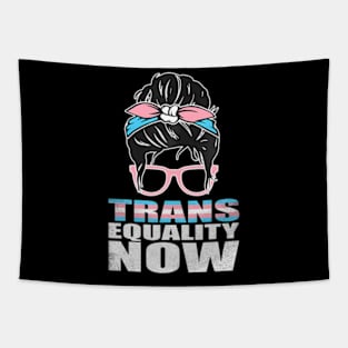 Trans Equality Now Trans Pride Flag, LGBT, LGBTQ Pride Tapestry