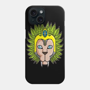 melena verde Phone Case