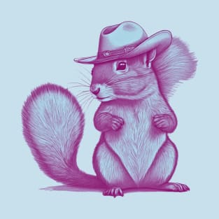 Cowboy Squirrel T-Shirt