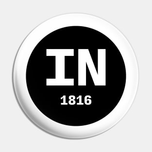 Indiana | IN 1816 Pin