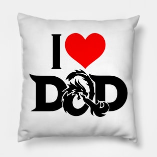 I LOVE DAD (D&D) - DAD THE MAN THE MYTH THE LEGEND Pillow