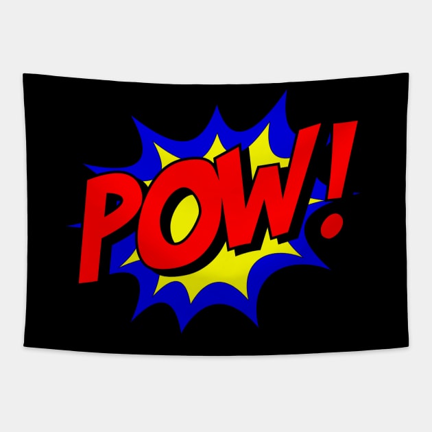 COMIC "POW!" SYMBOL Tapestry by KOPY KAT