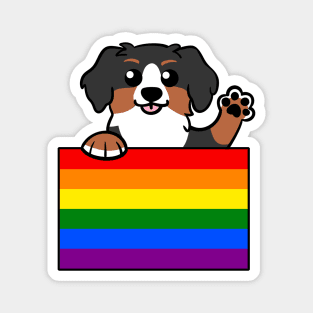 Love is Love Puppy - Bernese v2 Magnet