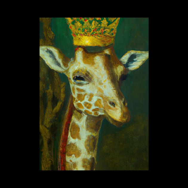 Giraffe with a Crown by maxcode