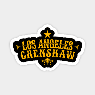 Los Angeles Crenshaw - Crenshaw LA - L.A. Crenshaw Logo Magnet