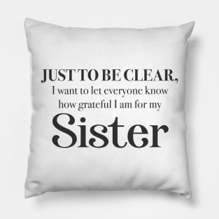 Grateful Sister Pillow