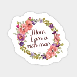 Cher I am a Rich Man Wreath Magnet