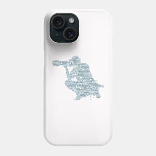 Photographer Photography Silhouette Shape Text Word Cloud Phone Case