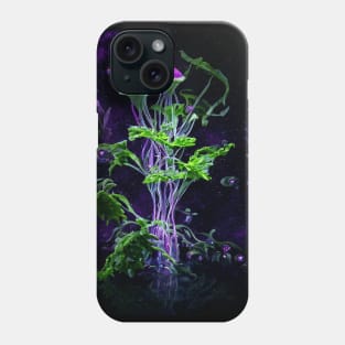 Mushroom Stems in Space Phone Case