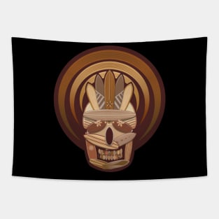 Surf Skull Tapestry