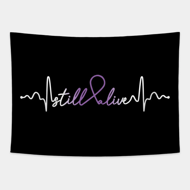 Still Alive- Lupus Gifts Lupus Awareness Tapestry by AwarenessClub