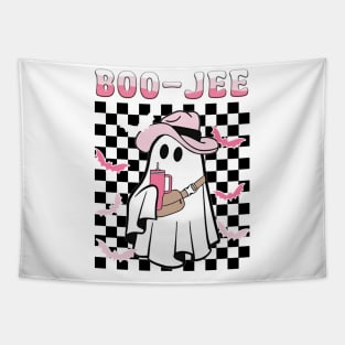 Spooky Season Cute Ghost Halloween Costume Boujee Boo-Jee Tapestry