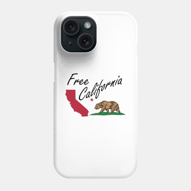 Free California CalExit Phone Case by juyodesign