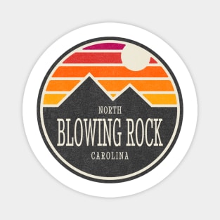 Visiting NC Mountain Cities Blowing Rock, NC Sunset Magnet