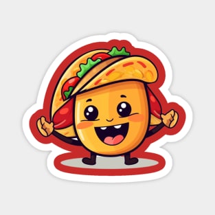 kawaii Taco T-Shirt cute potatofood funny Magnet