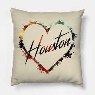 I Love Houston Pillow